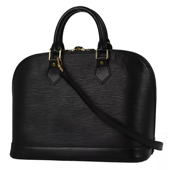 Louis Vuitton Black Epi Alma Handbag - Picture 1 of 13